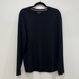 Banana Republic luxury touch black long sleeve tee t-shirt